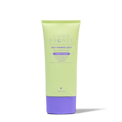 Luna Bronze Self Tanning Jelly, Purple Gel Tanner, Quick Dry, 5.1 fl oz
