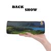 FZQVSLCM Pencil Case Leather Pen Bags Travel Makeup Bag Scenic Hawaii Golf Tropical Toiletry Bag Portable Cosmetic Bags Coin Purse view 3