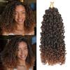 10 Inch Yanky Twist Crochet Hair for Black Women 7 Packs Pre-looped Mini Passion Twist Hair Short Boho with Curly Ends Synthetic Kinky Brown Spring Twist Crochet Hair10 Inch,OT30#) view 1
