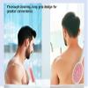 14.5inch Silicone Back Scrubber for Shower 2pcsBlue,Exfoliating Shower Brush,Double Sided for Exfoliating and MassageLong Handle Back Scrubber for Men and Women(2 Brushes) view 4