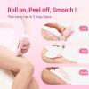 Waxpro Roll-On Wax Kit for Hair Removal, Roll on Waxing Kit for Women, At-Home Wax Warmer Kit with Hard Wax Refill, Honey Formula Gentle on Skin, Portable Gift for Body Legs Arms-Honey view 2