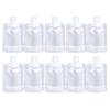 10Pcs Travel Pouches For Toiletries, Portable Travel Fluid Makeup Packing Bag, Stand Up Pouch, Refillable Clear Travel Containers for Shampoo Conditioner Lotion Soap Liquids (10Pcs 100ML) view 1