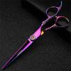 6/7 inch Hair Scissors Hair Salon Scissors 440c Hardness Stainless Steel Scissors view 3