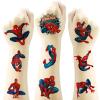20 Sheets Spider-Man Temporary Tattoos, Birthday Party Favors, Cartoon Decoration Sticker Gifts for Home Activity Carnival Christmas Rewards (Spider) view 1