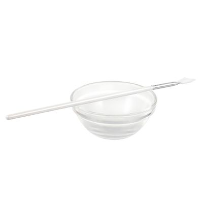 1set Facial Mask Brush Set Gentle Applicator Mixing Bowl for Even Application Portable and Easy to Clean for Home Use and Travel