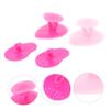 4pcs Facial Cleansing Brush Silicone Face Sponges Gentle Exfoliating Scrub Brush Women Beauty Tool Home Facial Care Random Color view 2