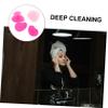 4pcs Facial Cleansing Brush Silicone Face Sponges Gentle Exfoliating Scrub Brush Women Beauty Tool Home Facial Care Random Color view 4