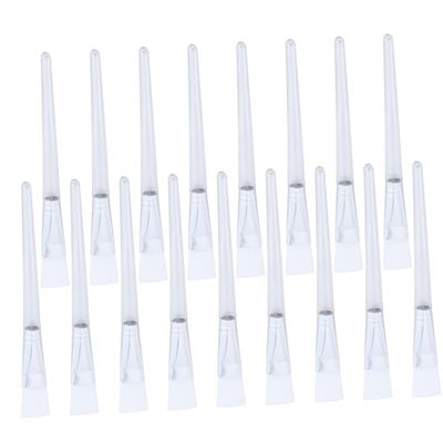 24pcs Facial Mask Applicator Crystal Handle Brush for Even Mask Application Flexible Brush for Facial Treatments Skin-Friendly Beauty Tool