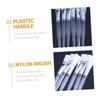 24pcs Facial Mask Applicator Crystal Handle Brush for Even Mask Application Flexible Brush for Facial Treatments Skin-Friendly Beauty Tool view 3