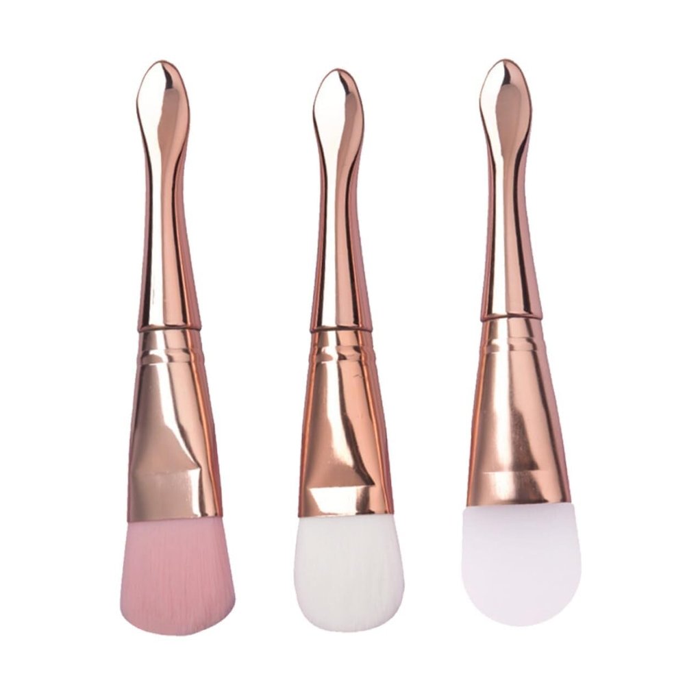 3pcs Soft Bristle Facial Mask Applicator Brush Makeup Tool for Even Application and Easy Cleaning for Face Masks and Facial Treatments