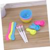 3set DIY Facial Mask Bowl Brush Stick Spoon Skincare Face Mask Spa Tool Reusable Supplies view 4