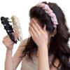 2025 New U Shape Fashion Tooth Hair Comb Headband, Elegant Braided Wavy Headband, Non Slip Hair Hairband for Women (S14 meter blue,One size) view 2