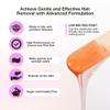Curacoro Orange Wax Beads & Small Waxing Sticks - Smooth Full Body Hair Removal & Precision Application for Face, Bikini & Sensitive Areas view 4