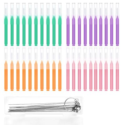 50pcs Shower Head Cleaner Tools, Multipurpose Shower Head Cleaning Brushes Multi-Size Showerhead Cleaner Picks Anti-Clogging for Bathroom Small Hole Nozzle Little Gaps (Orange, Green, Pink, Purple)