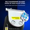 MANECODE 11-in-1 Beard & Hair Trimmer for Men  Self-Sharp Blades USB-C, Waterproof, LED Display Multi-Grooming Kit view 2