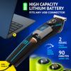 MANECODE 11-in-1 Beard & Hair Trimmer for Men  Self-Sharp Blades USB-C, Waterproof, LED Display Multi-Grooming Kit view 4
