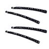 4Pcs Black Rhinestone Hair Clips - Shiny Crystal Barrettes and Bobby Pins | Sparkly Metal Hairpins for Women and Girls,Hair Accessories, Barrettes and Clips view 1