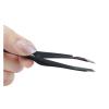 MENGKK Tweezers Stainless Steel Eyebrow Curlers Eyelashes Double Eyelid Stickers Makeup Eyebrows Oblique Mouth Tweezers Eyebrow Pliers Tool(Pink) view 3