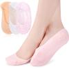 EPIPHQNY Ankle Socks, Moisturizing Gel Socks Prevents Dry Cracked Heel and Cracked Feet Sock Anti Slip Gel Hydrotherapy Sock view 3