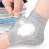 EPIPHQNY Ankle Socks, Women's Gel Infused Moisturizing Heel Socks For Cracked Feet Repair Breathable Overnight Sleep Sock view 3