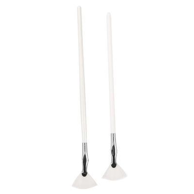 2pcs Folding Angle Scalloped Lash Brush Lower Eyelash Brush for Precise Mascara Application Multi-use Makeup Tool for Lining Lashes and Brows and Comfortable Design