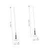 2pcs Folding Angle Scalloped Lash Brush Lower Eyelash Brush for Precise Mascara Application Multi-use Makeup Tool for Lining Lashes and Brows and Comfortable Design view 2