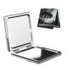PPTHSNVB Travel Makeup Mirror for Purses Double-Sided 1X/2X Magnifying PU Leather Small Hand Pocket Mirrors Landing Mini Cosmetic Mirror Compact Vanity Mirrors for Women view 1