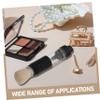 2pcs Portable Refillable Powder Brush for Women Travel Loose Powder Pressed Applicator Versatile Makeup Brush for Blush and Highlighter Lightweight and Convenient Design view 3