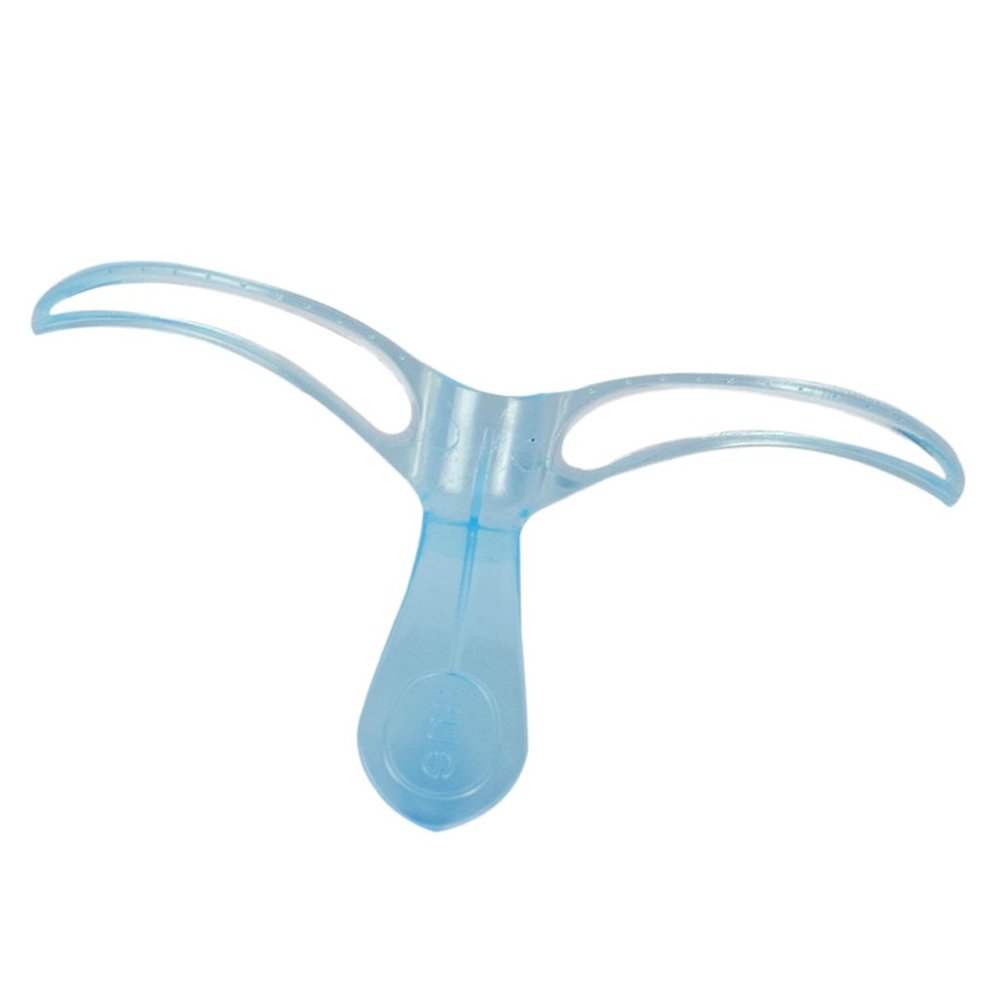 Grooming Eyebrow Template Stencil DIY Shaping Tool Blue