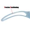 Grooming Eyebrow Template Stencil DIY Shaping Tool Blue view 3