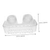 Alipis Wall Mounted Makeup Sponge Case Dustproof Hanging Storage Box with Strong Bearing Capacity for Cosmetics Ventilated Drying Rack Holder Fits Sponges Practical Cosmetic Organizer for view 4