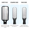 2 Pack Colossal Foot Files Kit Callus Remover Stainless Steel Dual Sided Foot Rasp Heel Scrubber Files Pedicure Tools view 2