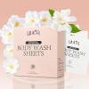 YUCO Travel Body Wash Sheets Travel Pack 25 Sheets,Individual Sachet,for Body Wash,Camellia Japonica Scent,For Gym,Camping,Vacation,Hotels,Hospital,Business Trip,Flight Travel Essentials view 2