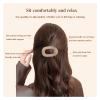 4/6 Pack Flat Claw Clips for Women, Small Non-Slip Hair Clips Pure Color Gentle Hold  Invisible Hair Grips for Thin/Thick Hair, Updos, Ponytails & Bobby Pins Alternative(Gold) view 4
