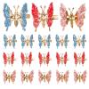 18 Pcs Butterfly Hair Clips for Girl Metal Moving Butterfly Hair Accessories Cute Hair Barrettes Aesthetic Shiny Butterflies Claw Clips for Women Thick or Thin Hair, Headwear Gifts for Party Decor view 2