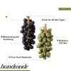 Advanced Handmade Soap, Grape on a Ropes, Handmade Natural Cold Process Artisan Bath Grapes Bunch Cold Soaps, Handcrafted Bath Ornament for Face, Body Shower & Hands (green With packaging box 1pcs) view 3