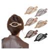 4/6 Pack Flat Claw Clips for Women, Small Non-Slip Hair Clips Pure Color Gentle Hold  Invisible Hair Grips for Thin/Thick Hair, Updos, Ponytails & Bobby Pins Alternative(Brass) view 1