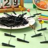 120Pcs Sprouts Rave, Duck Billed Hair Clips, Festival Alligator Sprout Hairpin Accessories for Party Supplies view 4