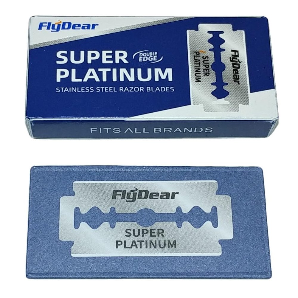 10x Fly Dear Super Platinum Double Edge Razor Blades Sampler Pack Stainless Steel. JL Missouri Parts & Misc.