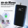 Electric Nail Drill Machine 35000RPM Professional Portable Nail File Cordless Rechargeable Nail Efile for Acrylic Gel Nails Manicure Pedicure Polishing Shape Tools for Salon (Black) view 3