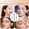 3PCS Nose Contour Brushes, 2-In-1 U-Shaped Brush & Precision Fluffy Contouring Brushes for Nose Sculpting Defining Highlighting Powder Contour Makeup Beginners(Black) view 4