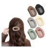 4/6 Pack Flat Claw Clips for Women, Small Non-Slip Hair Clips Pure Color Gentle Hold  Invisible Hair Grips for Thin/Thick Hair, Updos, Ponytails & Bobby Pins Alternative(Blue) view 1