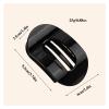4/6 Pack Flat Claw Clips for Women, Small Non-Slip Hair Clips Pure Color Gentle Hold  Invisible Hair Grips for Thin/Thick Hair, Updos, Ponytails & Bobby Pins Alternative(Blue) view 2