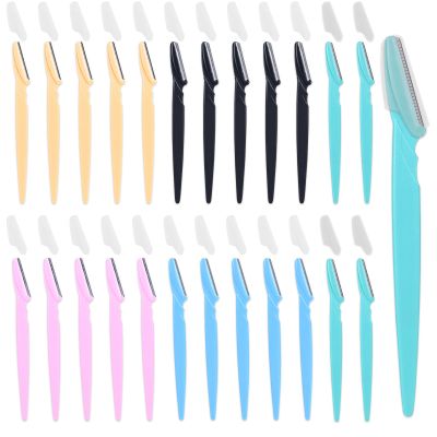 KXICYUR 15-Piece Value Pack Men's and Women's Beauty Tool Set: Men's Disposable Razors + Women's Disposable Eyebrow Razors, Non-Slip Grip + Travel-Friendly