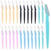 KXICYUR 15-Piece Value Pack Men's and Women's Beauty Tool Set: Men's Disposable Razors + Women's Disposable Eyebrow Razors, Non-Slip Grip + Travel-Friendly view 1