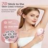 Bartrimber 7D Electric Razors for Women: 2-in-1 Electric Shaver Trimmer for Ladies Flawless Legs & Full Body & Bikini - Waterproof Wet Dry Shaver w/LED Light & Travel Cap - Birthday Gifts for Wife Her view 2