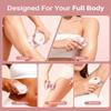 Bartrimber 7D Electric Razors for Women: 2-in-1 Electric Shaver Trimmer for Ladies Flawless Legs & Full Body & Bikini - Waterproof Wet Dry Shaver w/LED Light & Travel Cap - Birthday Gifts for Wife Her view 4