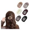 4/6 Pack Flat Claw Clips for Women, Small Non-Slip Hair Clips Pure Color Gentle Hold  Invisible Hair Grips for Thin/Thick Hair, Updos, Ponytails & Bobby Pins Alternative(Black) view 1