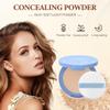Oil Control Face Pressed Powder, Smooth Matte Perfection Pressed Powder, 0.35Oz Waterproof Long Lasting Finishing Powder, polvo compacto de maquillaje (02#NATURAL BEIGE, 10g) view 3