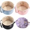 INVODA Makeup Bag for Women Drawstring Cosmetic Bag 4PCS Large Travel Make up Pouch Portable Barrel Toiletry Bag Pull String Toiletries Pouch Travel Cosmetic Organizer (4PCS) view 1